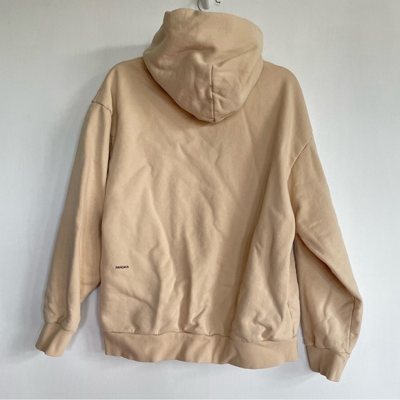 Pangaia Beige 365 Hoodie 100% Organic Cotton Tan Cream Unisex Pocket M - Picture 5 of 13